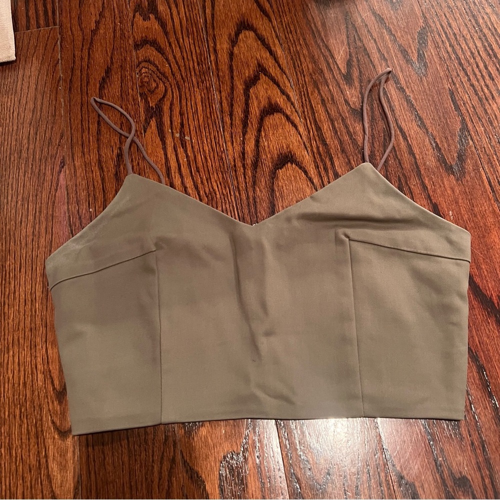 Faith in love green bra top